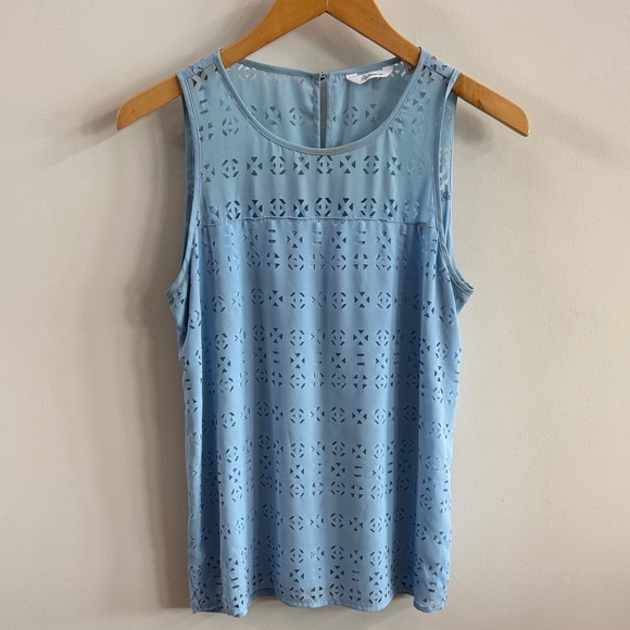 Reitmans Tops - Light Blue Cut-Out Tank Top – Elegant & Stylish Everyday Wear 💙✨
